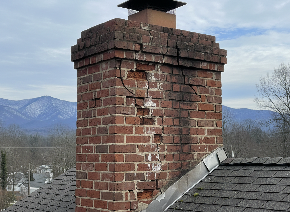 How to Spot Chimney Damage After Asheville's Freeze-Thaw Winters