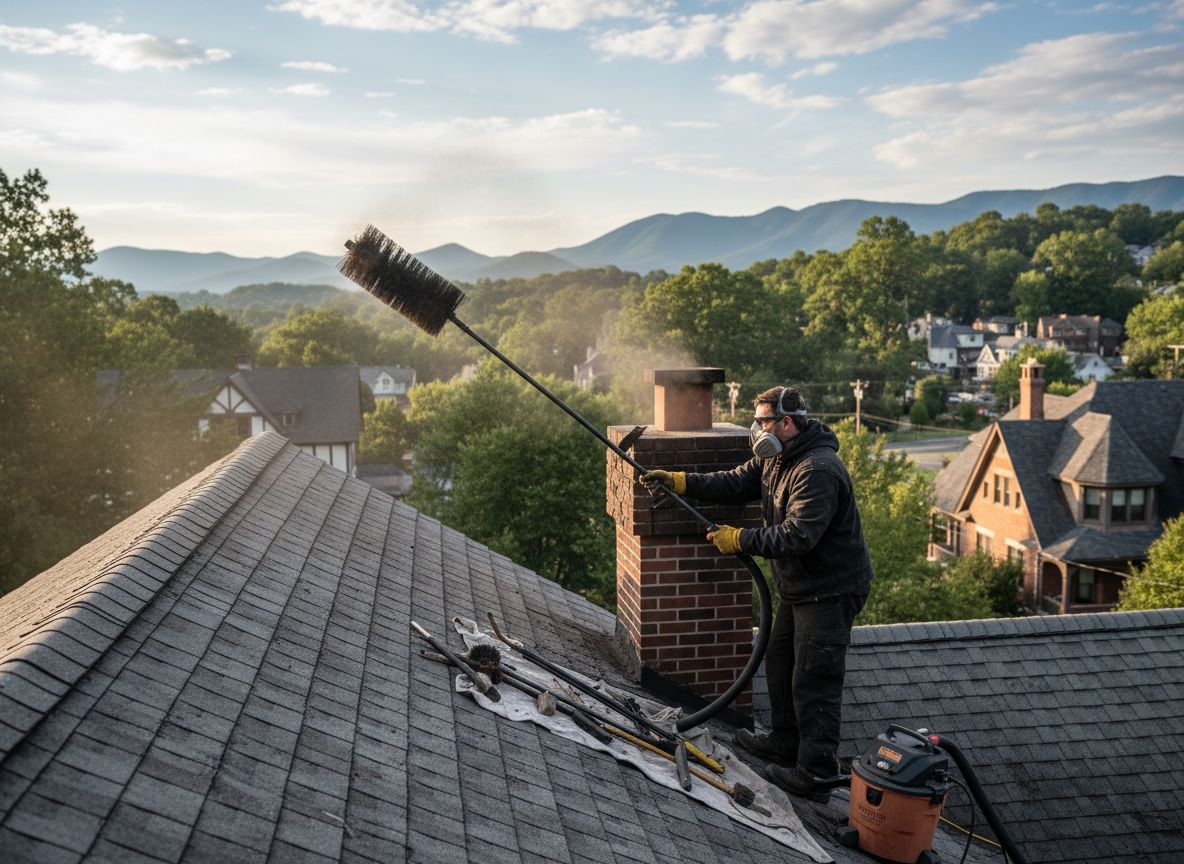 chimney cleaning service in Ashville