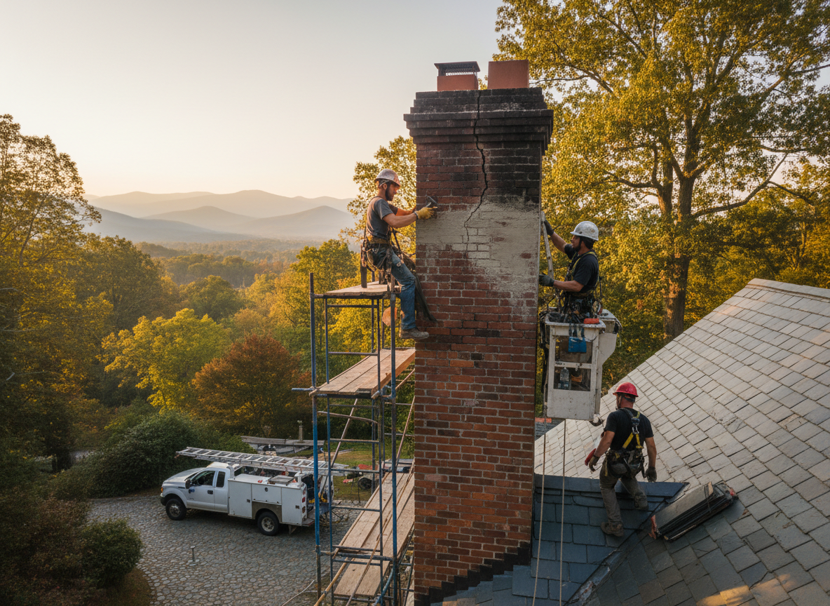 emergency chimney repair in Ashville