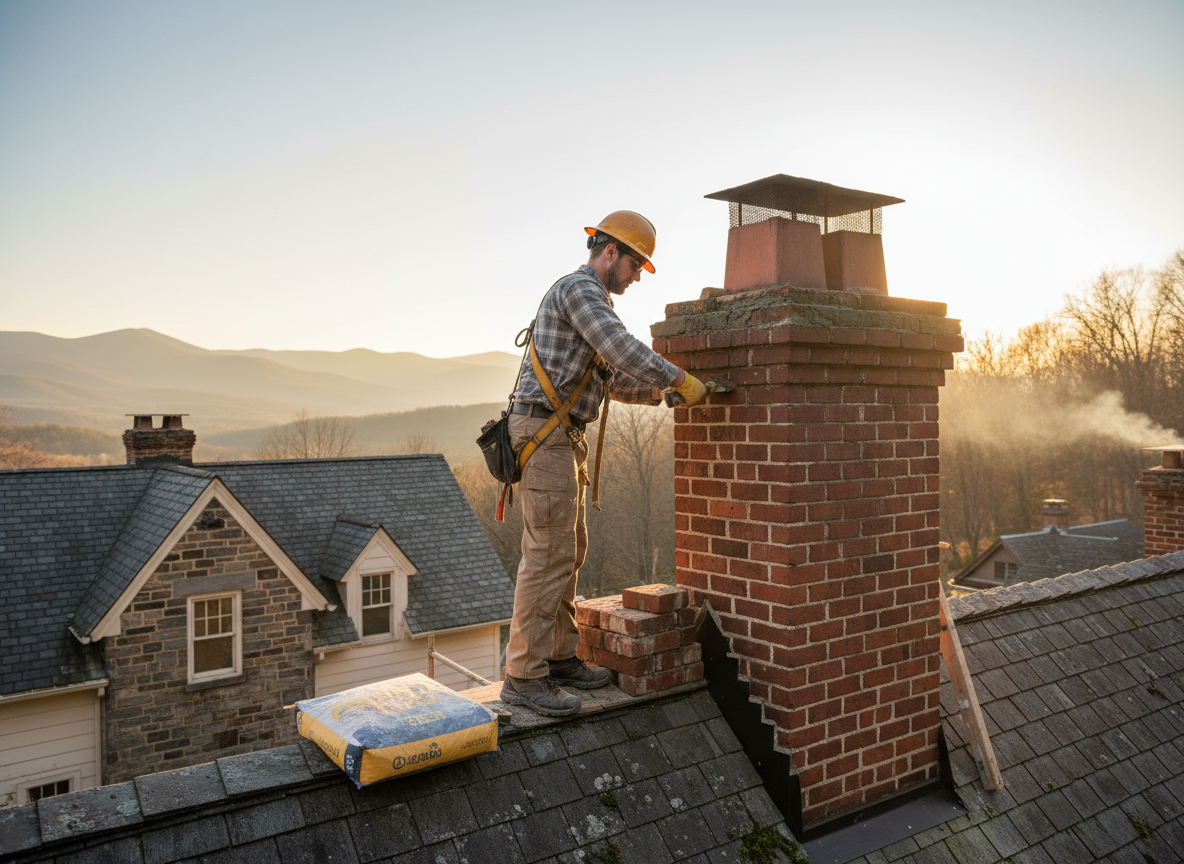 professional chimney repair in Ashville